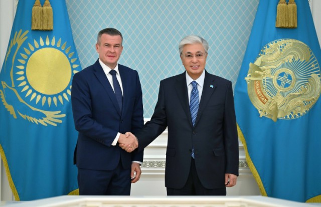 К.Токаев принял президента Всемирного антидопингового агентства