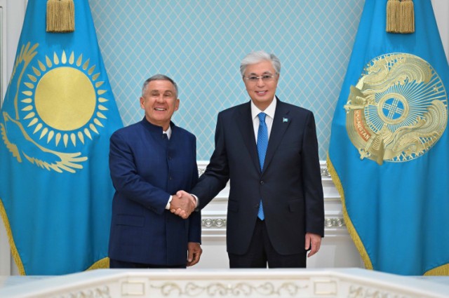 Қозоғистон Президенти ва Татаристон Раиси иқтисодий ҳамкорликни муҳокама қилди