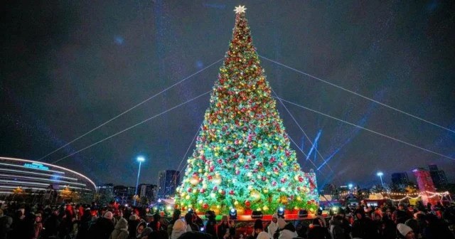 Астана готовится к встрече Нового 2026 года