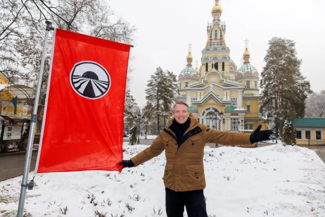 Fransız bir televizyon kanalının seyahat projesi Kazakistan’ı tanıtıyor