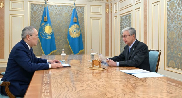 K. Tokayev’e fınansal izleme ajansının çalışma sonuçları sunuldu