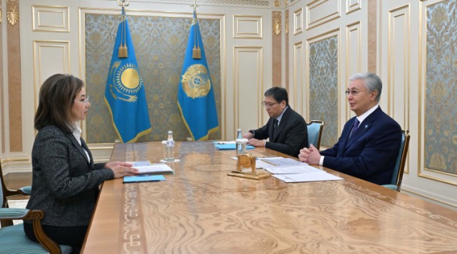 Kazakh President briefed on state of financial market