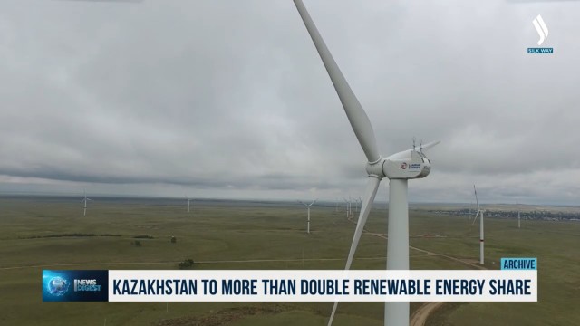 Казакстанда «жашыл» энергия үлүшүн 2 эсе көбөйтүү пландалууда