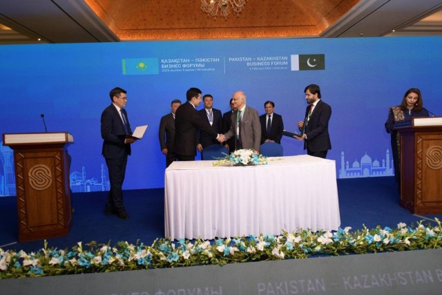 Kazakistan-Pakistan İş Forumunda 200 milyon dolar tutarında anlaşmalar imzalandı