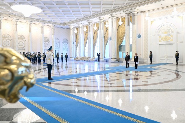 Қ.Тоқаев елшілерден сенім грамоталарын қабылдады