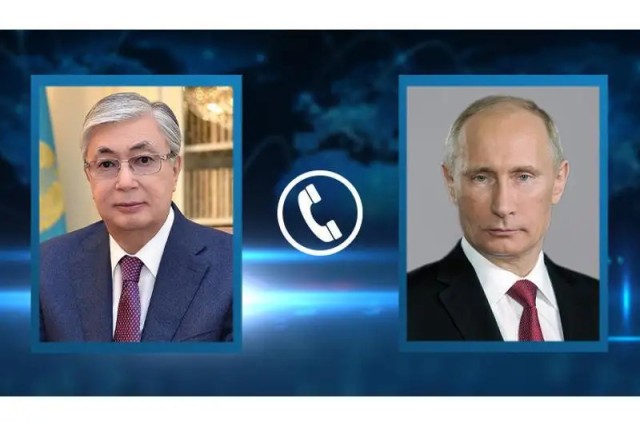 Presidents of Kazakhstan and Russia hold telephone conversation