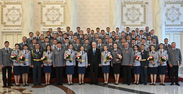 Kazakh President honors winners of UAE SWAT Challenge
