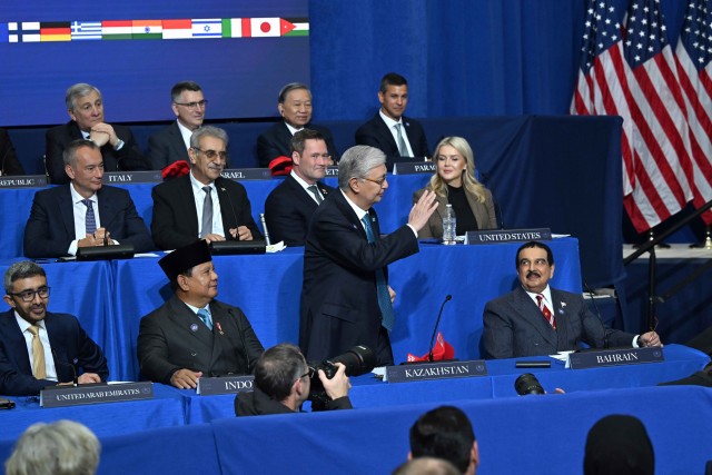 Kazakh President participates in inaugural Board of Peace meeting in Washington, D.C.