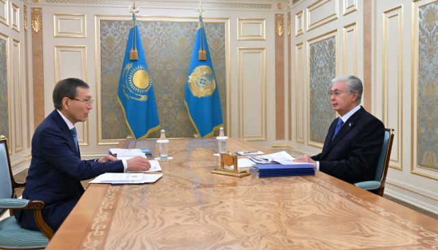 Қозоғистон Президенти МРК раисини қабул қилди