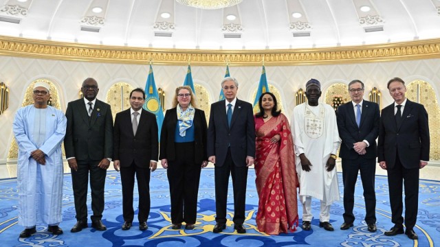 President Tokayev receives credentials from ambassadors of 8 states