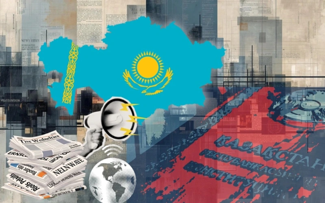 Чет элдик ЖМК Казакстандын жаңы Конституциясынын долбоорун чагылдырууда